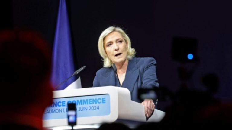 Marine Le Pen: Block Macrons „praktisch ausgelöscht“