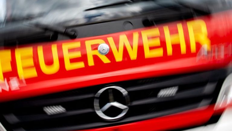Brände: Feuer zerstört Lagerhalle in Nordsachsen