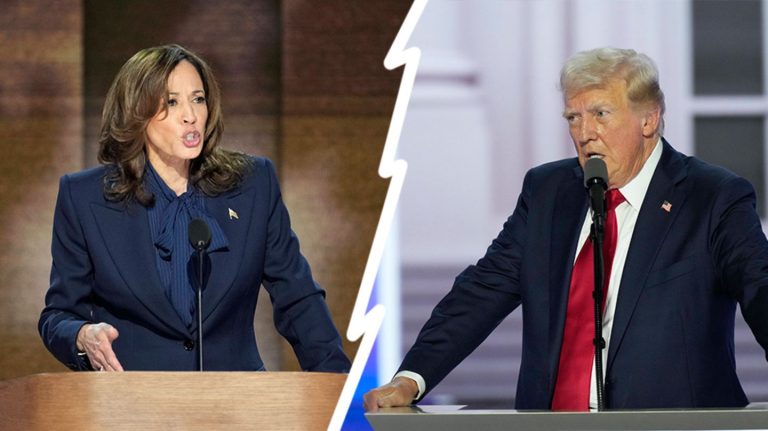 Grafiken und Daten: Harris oder Trump? Wer in den Umfragen gerade die Nase vorn hat