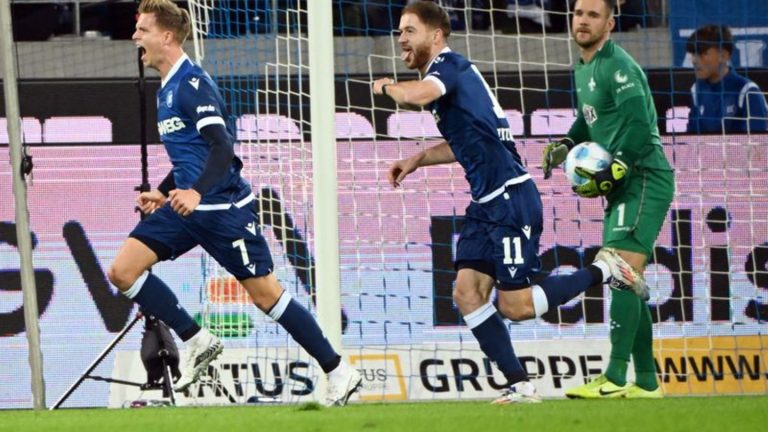 2. Fußball-Bundesliga: Wieder Tor-Spektakel: Karlsruhe nur 3:3 gegen Darmstadt