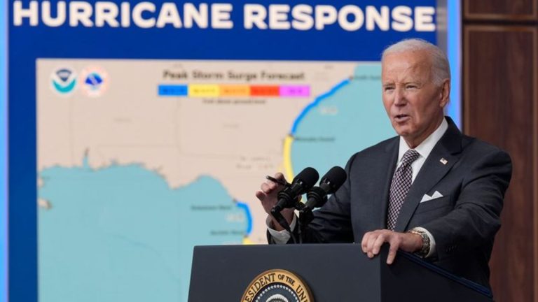 Unwetter: Biden reist nach Hurrikan „Milton“ ins Katastrophengebiet