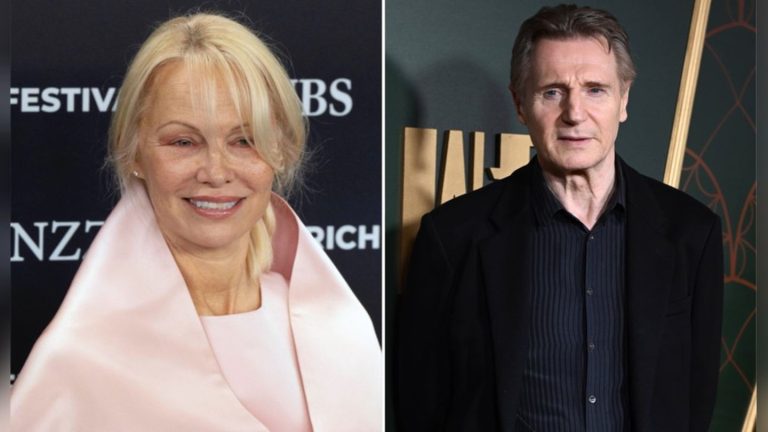 Pamela Anderson: Liam Neeson ist in sie „wahnsinnig verliebt“