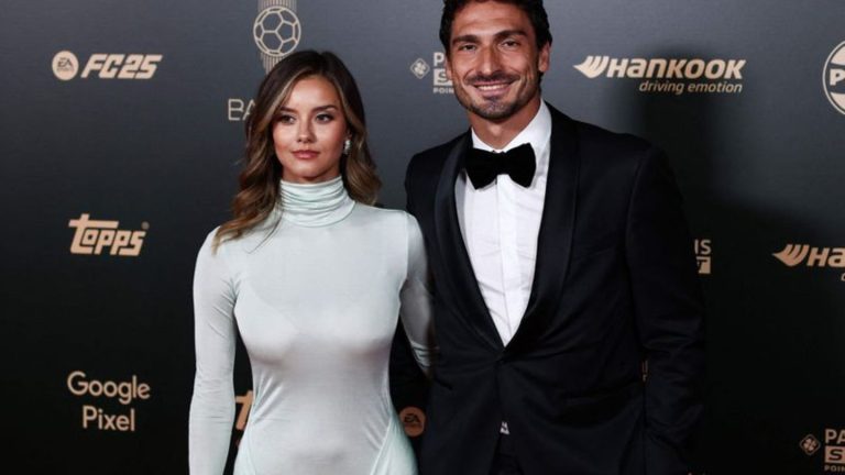 Preisverleihung: Mats Hummels zeigt sich bei Ballon d’Or mit Nicola Cavanis