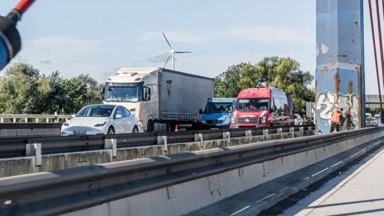 Autobahnbrücke: Ministerium: Norderelbbrücke ist sicher – Reparatur geplant