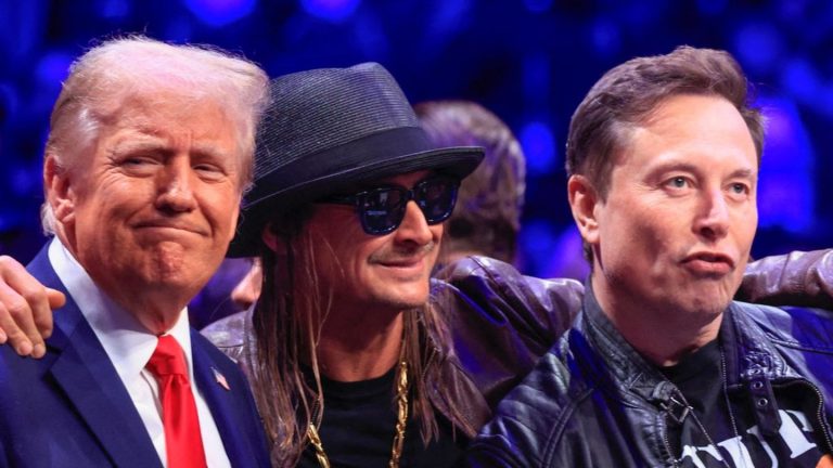 Donald Trump: Mit Elon Musk und Kid Rock beim MMA-Kampf