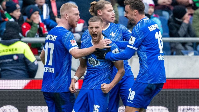 2. Bundesliga: Sieg auch in Hannover: Darmstadt setzt seinen Lauf fort