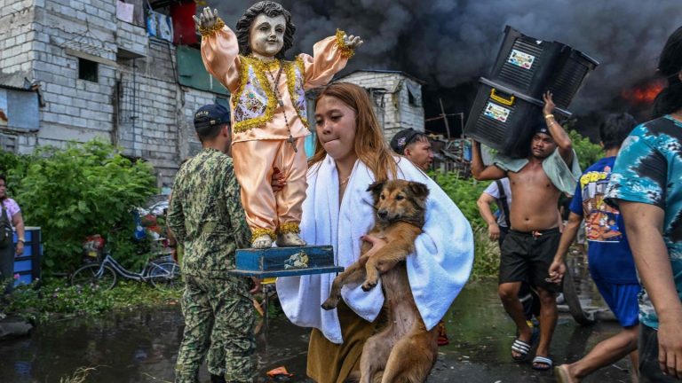 Großbrand in Manila: Armenviertel brennt stundenlang – 2.000 Familien verlieren ihr Heim