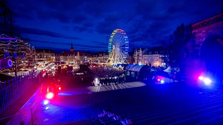 Sicherheit: Erfurter Weihnachtsmarkt öffnet wieder