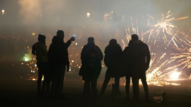 Körperverletzung und Brände: Mehrere Polizeieinsätze wegen Feuerwerksböllerei