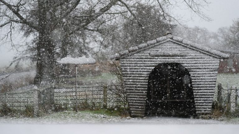 Schneefall im Norden: Winter gibt ein kurzes Gastspiel